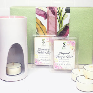 Ceramic Burner & Melts - gift pack