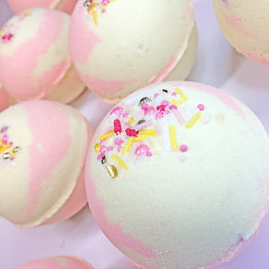 Bath Bomb (Medium) - Pink Champagne & Exotic Fruit