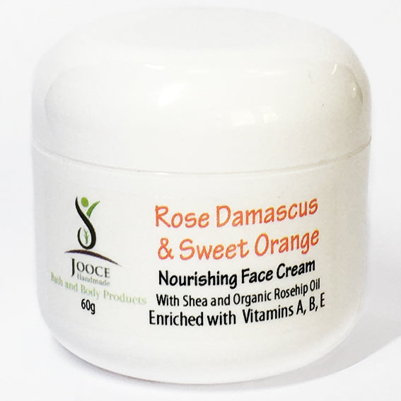 Rose Damascus and Sweet Orange, Nourishing Face Cream